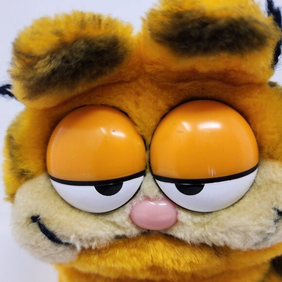 Vtg Tag 1981 Dakin Garfield Mini Plush 6" Stuffed Animal Toy Shredded Clippings - Picture 2 of 11